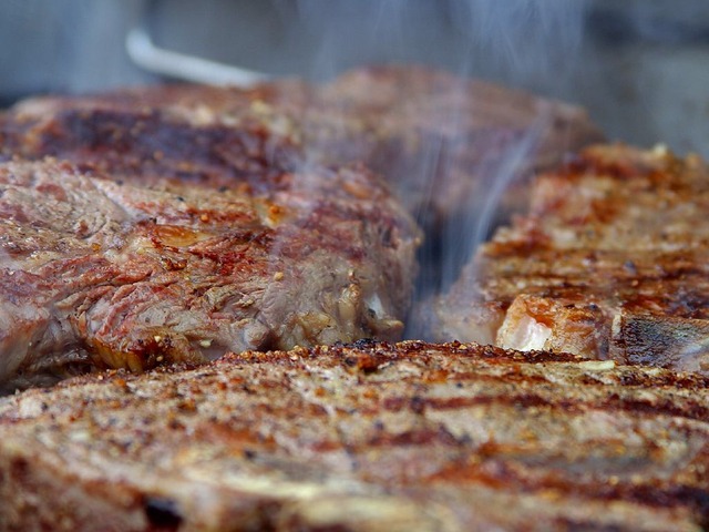 Steaks auf dem Grill